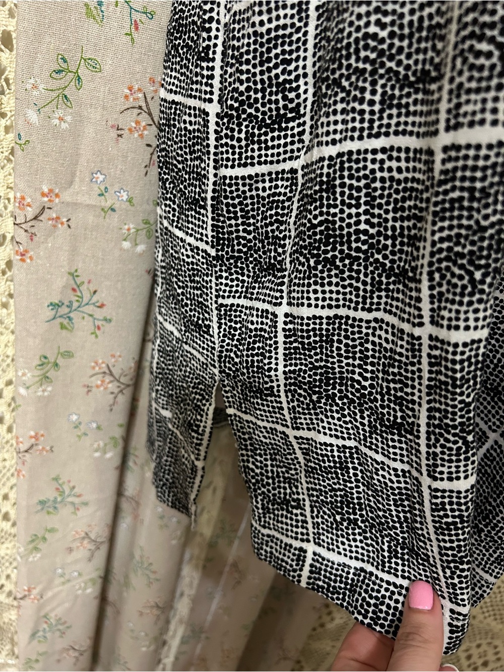 2/$28 Revolve Bella Luxx Grid Print Racerback Slip Dress M - Picture 3 of 5